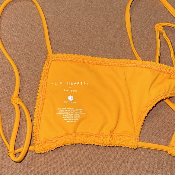 PacSun orange crush bikini top and bottom - Picture 5 of 6